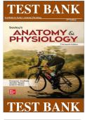 Test Bank for Seeley's Anatomy & Physiology 13th Edition by Cinnamon VanPutte, Jennifer Regan &  Andrew Russo ISBN: 9781264103881|All Chapters Covered||Complete Guide A+|