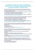 RN MEDICAL SURGICAL ATI EXAM&sol;MEDICAL  SURGICAL ATI EXAM QUESTIONS AND ANSWERS  &vert;ALREADY GRADED A &vert; BRAND NEW&excl;&excl;