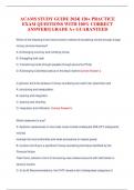 ACAMS STUDY GUIDE 2024| 120+ PRACTICE EXAM QUESTIONS WITH 100% CORRECT ANSWERS| GRADE A+ GUARANTEED 
