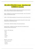 HCA 102   Bundled Exam Questions Package with Correct Answers