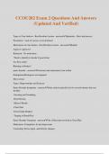 CCOU202 Exam 2 Questions And Answers &lpar;Updated And Verified&rpar;