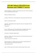 Om 300 chilcutt   Bundled Exam Questions Package with Correct Answers