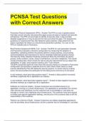 PCNSA Test Questions with Correct Answers 