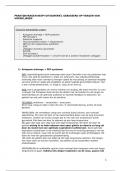 Uitgewerkte examenvragen praktijkexamen - Revalidatie en kinesitherapie van het respiratoire stelsel (D001794B)
