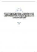 WGU C182 OBJECTIVE ASSESSMENTOA LATEST 2023/2024 | Complete Questions with Answers Graded A+
