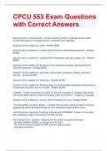 CPCU 553 Exam Questions with Correct Answers