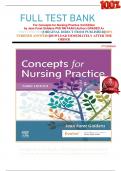       FULL TEST BANK For Concepts for Nursing Practice 3rd Edition by Jean Foret Giddens PhD RN FAAN (Author) GRADED A+  