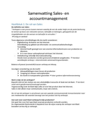 Sales Hoofdstuk 1&comma;2&comma;3&comma;4 en 6