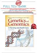 FULL TEST BANK For Genetics And Genomics In Nursing And Health Care 2nd Edition, Kindle Edition By Theresa A Beery (Author) Graded A+  