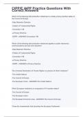 CIPP&sol;E IAPP Practice Questions With Correct Answers
