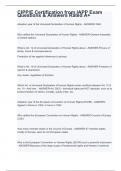 CIPP&sol;E Certification from IAPP Exam Questions & Answers Rated A&plus;