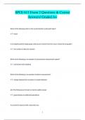 SPCE 611 Exam 2 Questions & Correct  Answers/ Graded A+