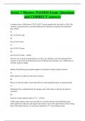 Series 7 Mastery PASSED Exam Questions  and CORRECT Answers