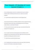 Tissue Integrity ATI Questions & Correct  Answers&sol; Graded A&plus;