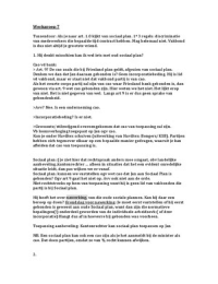 Uitwerking collectief arbeidsrecht werkgroep 7