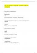 NSC 101 EXAM 1 2024 WITH 100&percnt; CORRECT ANSWERS