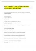  NSC FINAL EXAM  2024 WITH 100% ACCURATE SOLUTIONS