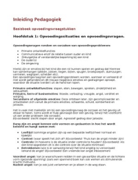 Inleiding Pedagogiek&comma; Basisboek Opvoedingsvraagstukken