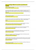 Pharmacology MSN 571 practice questions&vert;A&plus; Graded
