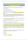 NY Life Insurance Exam Review&sol;quick  pass&sol;update 2024