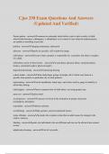 Cjus 330 Exam Questions And Answers &lpar;Updated And Verified&rpar;