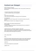 Contract Law&lowbar; Estoppel