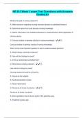 NR 511 Week 1 exam Test Questions with Answers Graded A+