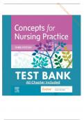 TEST BANK-- CONCEPTS FOR NURSING PRACTICE, 3RD EDITION BY JEAN FORET GIDDENS.  CHAPTER 1-57 ALL CHAPTERS
