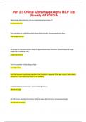 Part 2 and 3 Official Alpha Kappa Alpha M&period;I&period;P Test &lpar;Already GRADED A&rpar;
