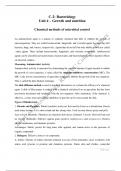 Chemical methods of microbial control