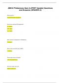 AMCA Phlebotomy Quiz &lpar;LATEST Update&rpar; Questions and Answers &lpar;GRADED A&rpar;&period;