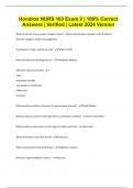 Hondros NURS 163 Exam 2 | 100% Correct Answers | Verified | Latest 2024 Version