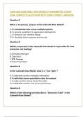 CDW110V CABOODLE DATA MODEL FUNDAMENTALS EXAM 2024 COMPLETE QUESTIONS WITH 100% CORRECT ANSWERS