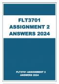 FLT3701 ASSIGNMENT 2 ANSWERS 2024