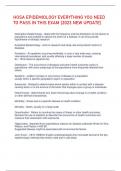 HOSA EPIDEMIOLOGY EVERYTHING YOU NEED  TO PASS IN THIS EXAM &lpar;2023 NEW UPDATE&rpar;