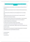 RN HESI Maternity Exam Test Questions with Answers | Graded A+