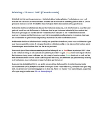 Samenvatting Statistiek 1A 2014-2015
