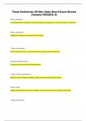 Texas Esthetician Written State Board Exam Review &lpar;Already GRADED A&rpar;&period;