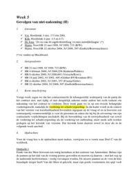 Werkgroep 5 Contractenrecht 2013-2014