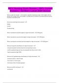 NICU Nursing Exam Review &vert; 100&percnt; Correct Answers &vert; Verified &vert; Latest 2024 Version