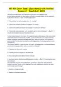 NR 464 Exam Test 3 (Saunders) ( with Verified Answers) | Graded A+ |2024