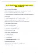 NR 511 Week 1 exam Test Questions with Answers 2024 | Graded A+
