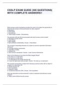 CSSLP EXAM GUIDE |300 QUESTIONS| WITH COMPLETE ANSWERS!!