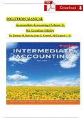 Beechy/Conrod, Intermediate Accounting (Volume 1), 8th Edition SOLUTION MANUAL, Complete Chapters 1 - 11, Verified Latest Version 