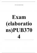 Exam &lpar;elaborations&rpar; PUB3704 Assignment 4 &lpar;COMPLETE ANSWERS&rpar; Semester 1 2024 &lpar;673973&rpar; - DUE 29 May 2024 &bull;&Tab;Course &bull;&Tab;Organisational Studies in the Public Sector &lpar;PUB3704&rpar; &bull;&Tab;Institution &bull;&Tab;University Of South Africa &lpar;Unisa&rpar; &bull;&Tab;Book Organisational Behaviour in t