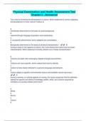 Physical Examination and Health Assessment Test Chapter 2 - Answered