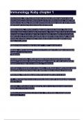 Immunology Kuby chapter 1&period;