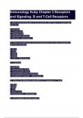 Immunology Kuby Chapter 3 Receptors and Signaling&lowbar; B and T-Cell Receptors&period;
