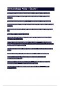 Immunology Kuby - Exam 1