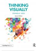 Thinking Visually, 2nd Edition by Stephen K. Reed 2024 with complete solution